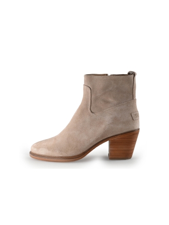 Shabbies Amsterdam Enkellaarzen Beige 312053