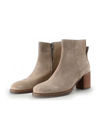 Shabbies Amsterdam Enkellaarzen Beige 312060
