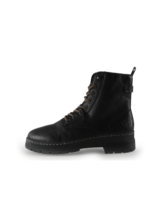 Rieker Veterboots Zwart 312502