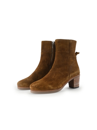 Shabbies Amsterdam Enkellaarzen Cognac 313208