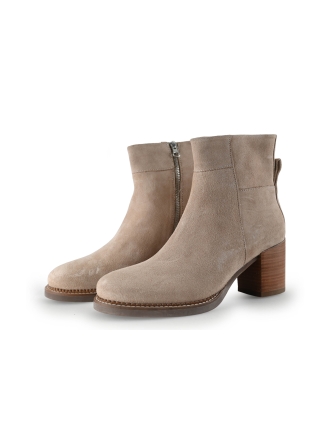 Shabbies Amsterdam Enkellaarzen Beige 313210