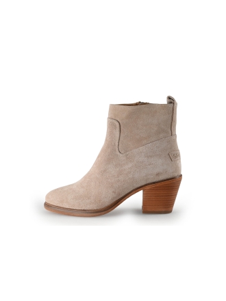Shabbies Amsterdam Enkellaarzen Beige 313574