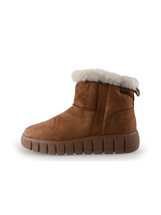 Tom Tailor Enkellaarzen Cognac 313643