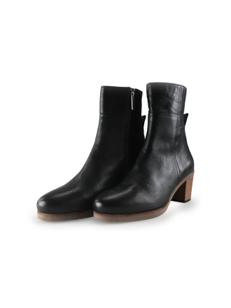 Shabbies Amsterdam Enkellaarzen Zwart 314024