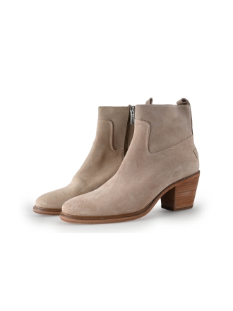 Shabbies Amsterdam Enkellaarzen Beige 314530