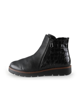 Fey Enkellaarzen Zwart 314816