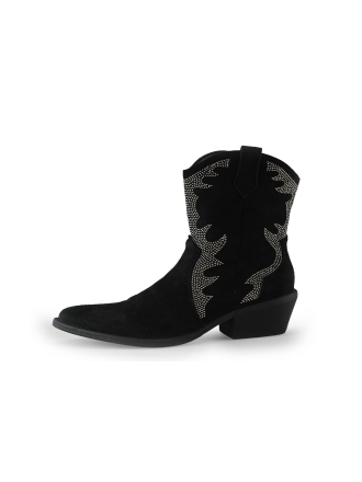 Ann Rocks Cowboy laarzen Zwart 314854