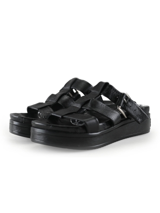 Shabbies Amsterdam Sandalen Zwart 315340