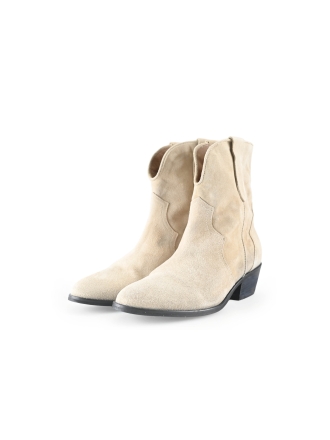 Notre-V Enkellaarzen Beige 315370