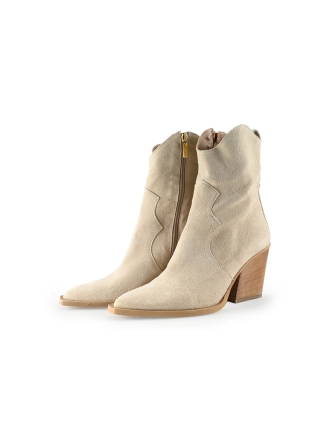 Notre-V Enkellaarzen Beige 315789