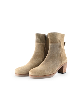 Shabbies Amsterdam Enkellaarzen Beige 316118