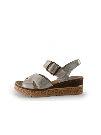 Rieker Sandalen Goud 317091