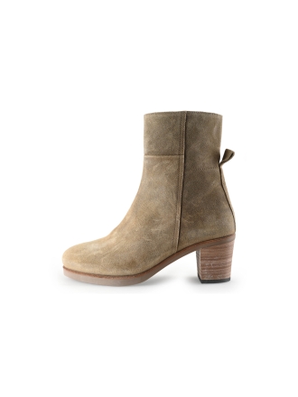 Shabbies Amsterdam Enkellaarzen Beige 319821