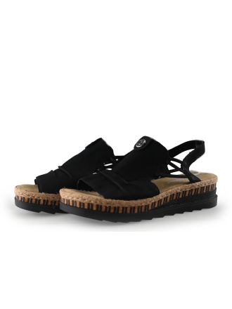 Rieker Espadrilles Zwart 320703