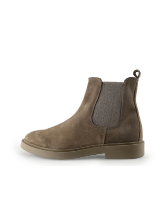 Manfield Chelsea boots Beige 321221
