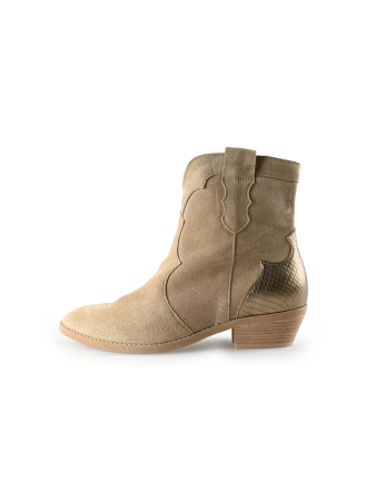 Manfield Cowboy laarzen Beige 321230