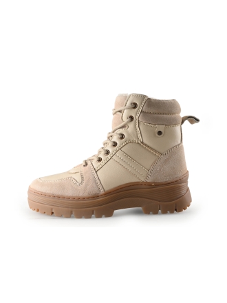 Cafe Moda Enkellaarzen Beige 321780