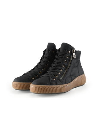 Rieker Veterboots Zwart 322229