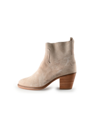 Shabbies Amsterdam Enkellaarzen Beige 322915
