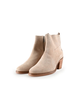 Shabbies Amsterdam Enkellaarzen Beige 322915