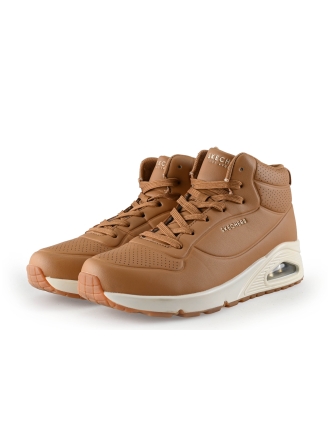 Skechers Hoge sneakers Cognac 323604
 Maat 39
 