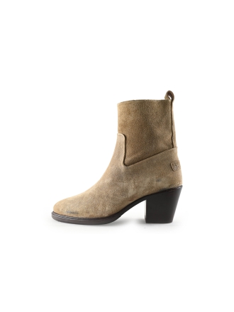 Shabbies Amsterdam Enkellaarzen Beige 325043
 Maat 39
 