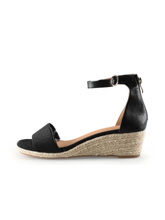 Omoda Espadrilles Zwart 325102
 Maat 41
 