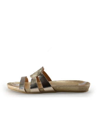 Fred de La Bretoniere Slippers Goud 325266
 Maat 39
 