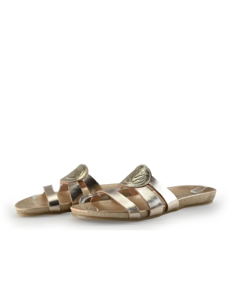 Fred de La Bretoniere Slippers Goud 325266
 Maat 39
 