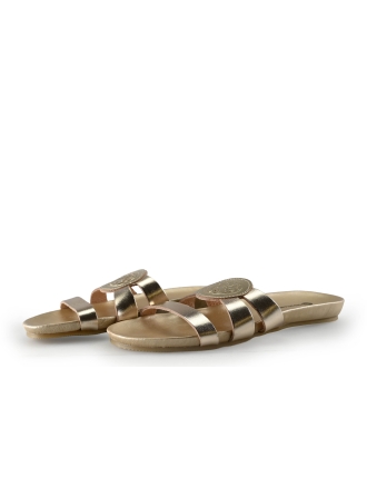 Fred de La Bretoniere Slippers Goud 325267
 Maat 38
 
