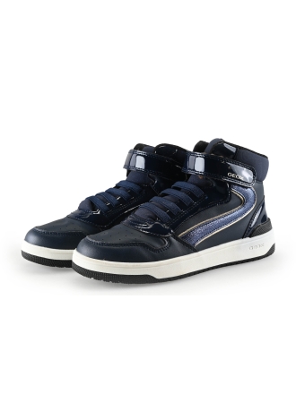 Geox Hoge sneakers Blauw 325336
 Maat 34
 