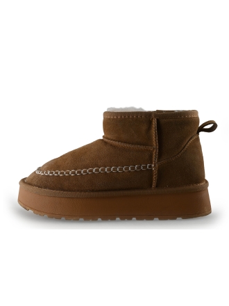 Manfield Sneeuwlaarzen Cognac 325651
 Maat 38
 