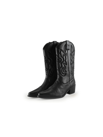 Manfield Cowboy laarzen Zwart 327220
 Maat 40
 