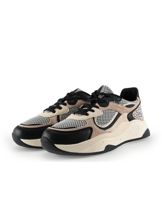 Poelman Sneakers Beige 327331
 Maat 42
 