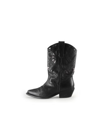 Manfield Cowboy laarzen Zwart 327382
 Maat 38
 