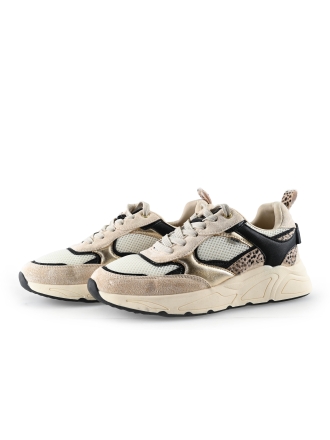 Poelman Sneakers Beige 327592
 Maat 40
 