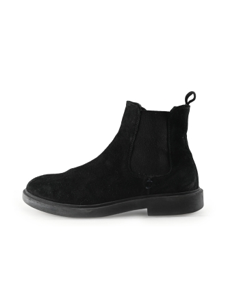 Manfield Chelsea boots Zwart 327675
 Maat 46
 