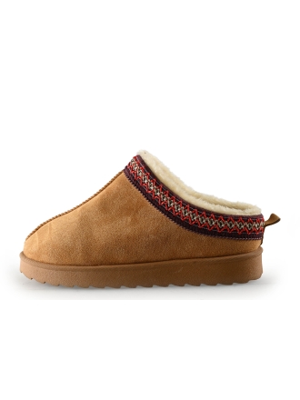 Nelson Pantoffels Cognac 328558
 Maat 39
 