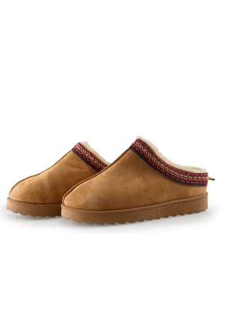 Nelson Pantoffels Cognac 328558
 Maat 39
 