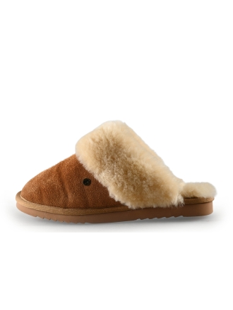 Warmbat Pantoffels Cognac 328580
 Maat 40
 