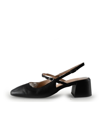 Manfield Slingbacks Zwart 328583
 Maat 36
 