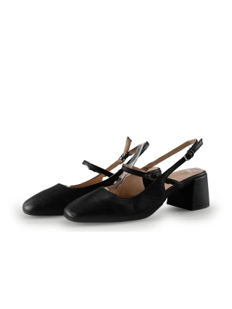 Manfield Slingbacks Zwart 328583
 Maat 36
 