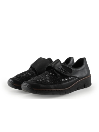 Rieker Loafers  Zwart 328915
 Maat 42
 