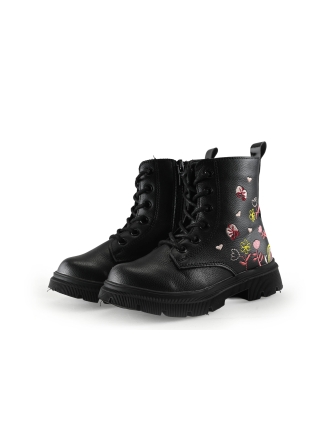 Milo & Mila Boots Zwart 329068
 Maat 28
 