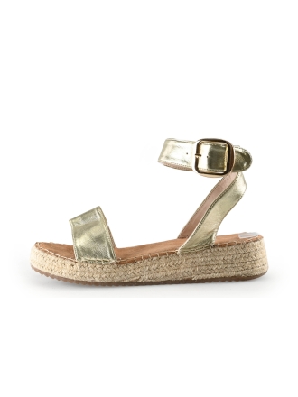 Poelman Sandalen Goud 329105
 Maat 40
 