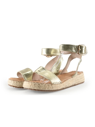 Poelman Sandalen Goud 329105
 Maat 40
 