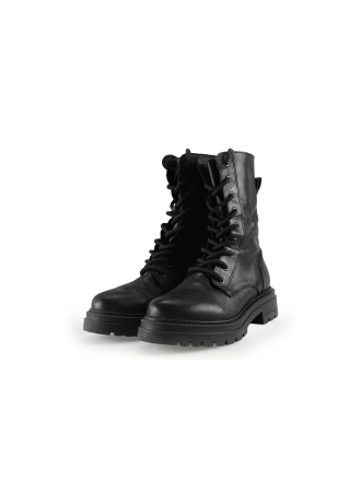 Manfield Veterboots Zwart 329154
 Maat 37
 