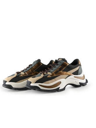 Steve Madden Sneakers Goud 329693
 Maat 39
 