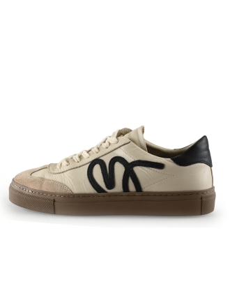Manfield Sneakers Beige 329709
 Maat 40
 