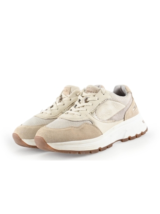Manfield Sneakers Beige 330228
 Maat 40
 